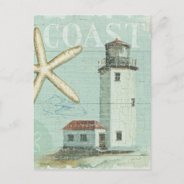 White House on the Beach Postcard (Front)