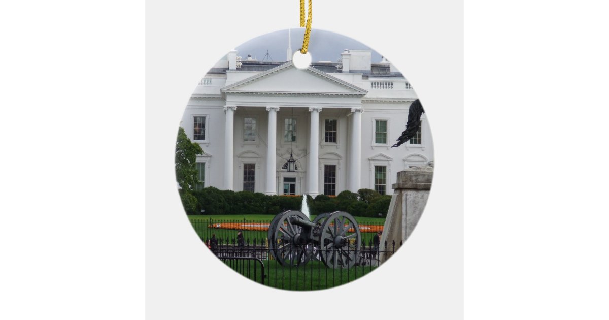 White House Ornament Zazzle