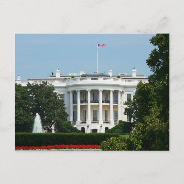 "White House" Postcard (Front)
