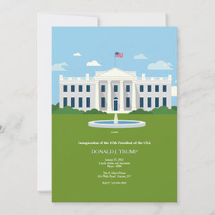 White House Presidential Inaugural Party Invitation