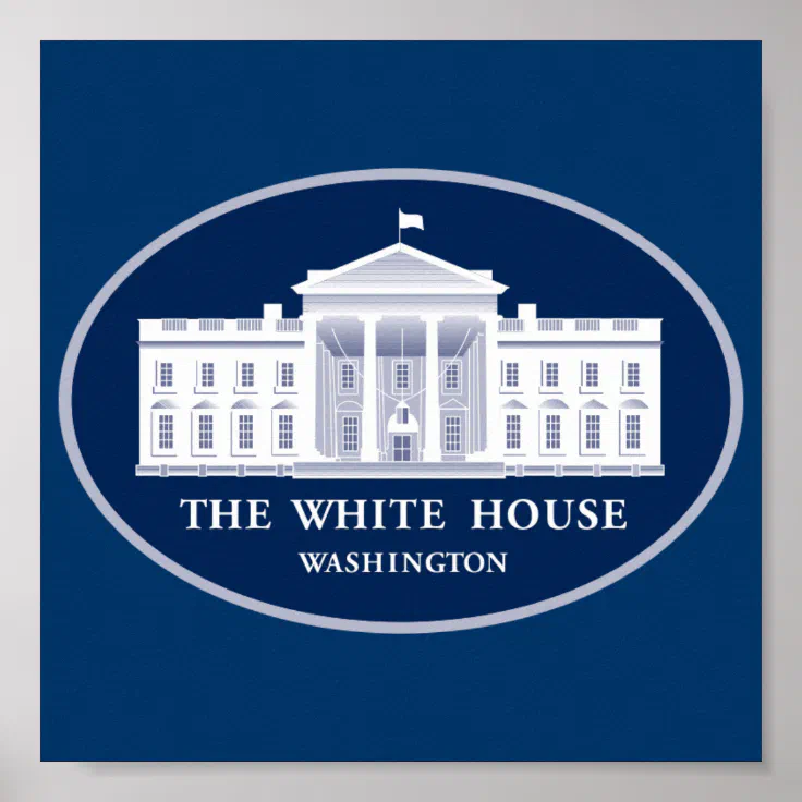 White House Press Conference Background Poster | Zazzle
