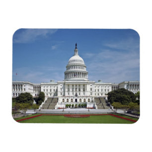 White House US Capitol Building Washington DC Magnet