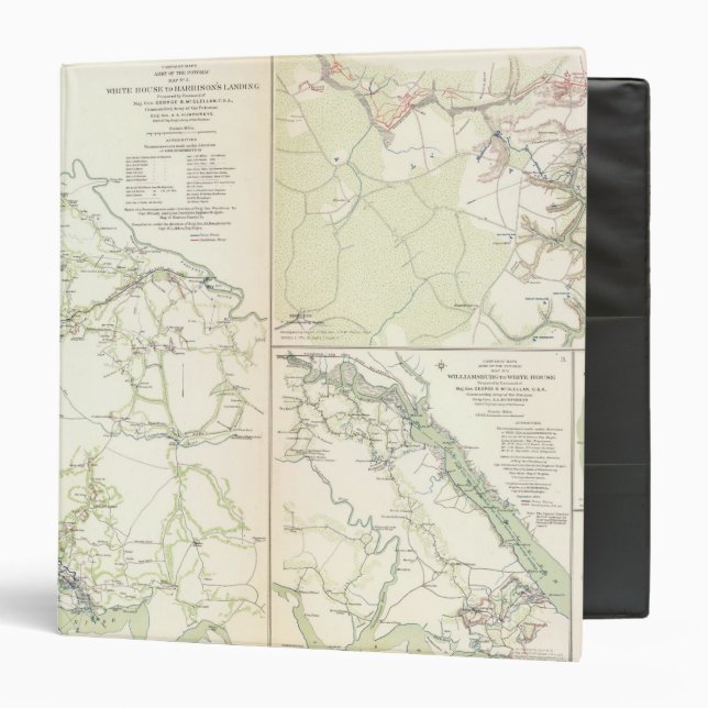 White HouseHarrison's Landing 3 Ring Binder (Front/Inside)