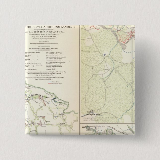 White HouseHarrison's Landing Button (Front)