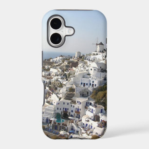 White Houses on Santorini iPhone 17 Case