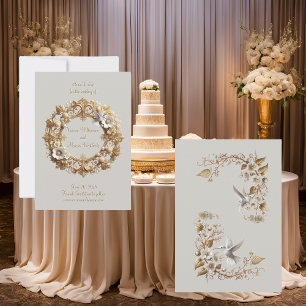 White Hummingbird Collection Round Formal