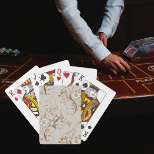 White Hummingbird Poker Cards