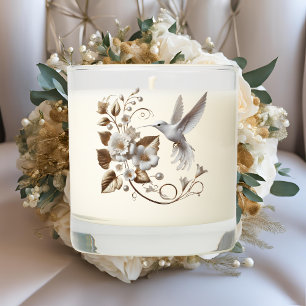 White Hummingbird Scented Candle