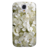 White Hydrangea Galaxy S4 Case