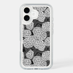 White hydrangea iPhone 16 case