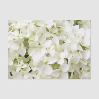 White Hydrangea Summer Party Tissue Paper