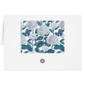 White hydrangea watercolor (Back Horizontal)