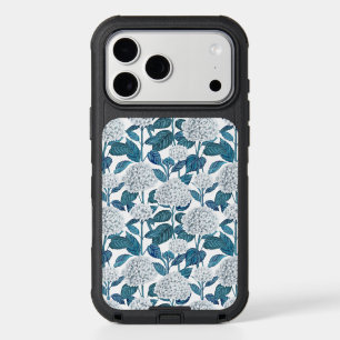White hydrangea watercolor iPhone 17 pro max case