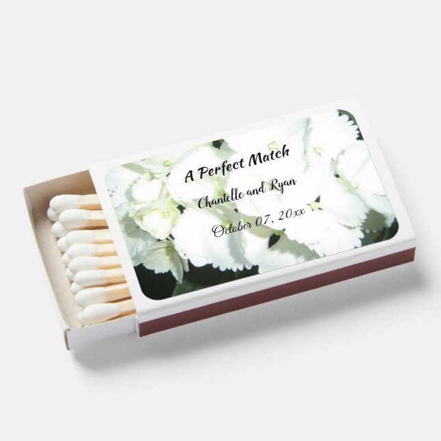 White Hydrangeas Perfect Match (Front Open)