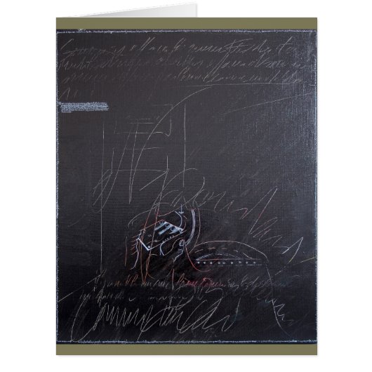 White Ideas and Blackboards 3 Big Card (Front)