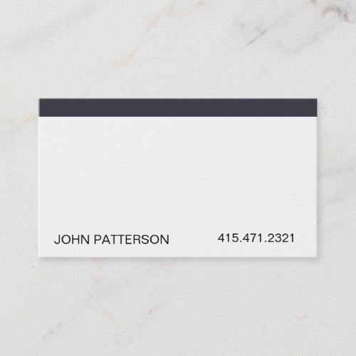 White II L Business Card