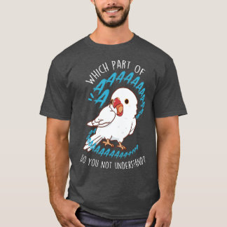 White Indian Ringneck Parrot Aaaa T-Shirt