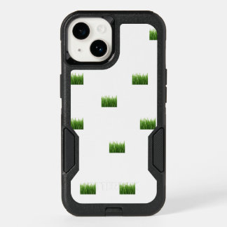 White iPhone Case with Green Grass Patch – Nature