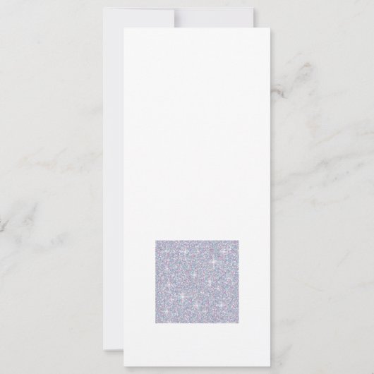 White iridescent glitter (Back)