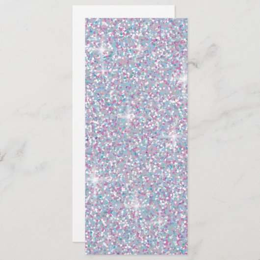 White iridescent glitter (Front/Back)