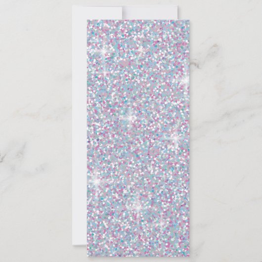 White iridescent glitter (Front)