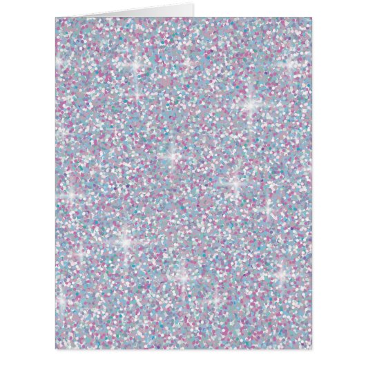 White iridescent glitter (Front)