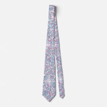 White Iridescent Glitter Tie by LifeOfRileyDesign at Zazzle