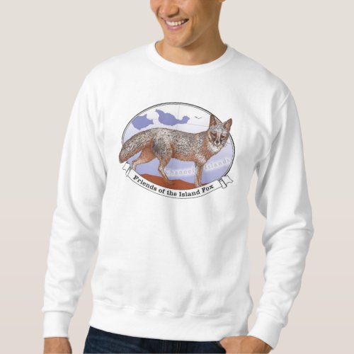 White Island Fox Logo Adult Sweatshirt