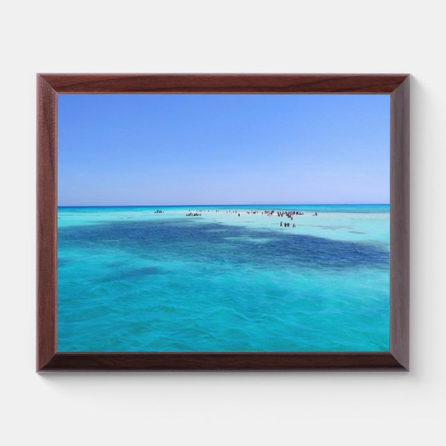 White island in Red sea  Award Plaque (Horizontal)