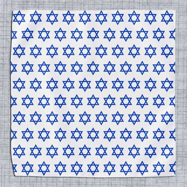 White Israel Bandana, Israel flag fashion Bandana (Creator Uploaded)