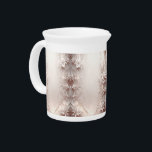 White Ivory Floral Porcelain Pitcher<br><div class="desc">Beautiful White Ivory Floral Porcelain Pitcher</div>