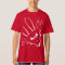 White J. Rabbit Logo mens tall T-Shirt