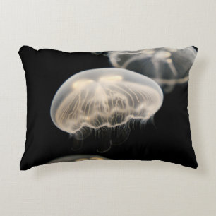 WHITE JELLYFISH ACCENT PILLOW