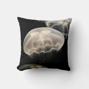WHITE JELLYFISH THROW PILLOW