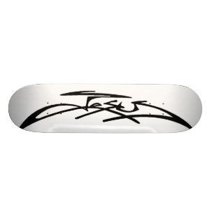 White Jesus Skateboard Deck