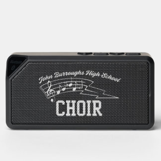 White John Burroughs High School Choir Logo Bluetooth Speaker