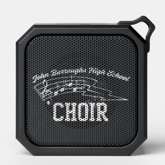 White John Burroughs High School Choir Logo Bluetooth Speaker