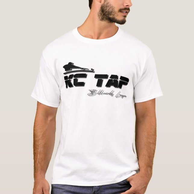 white KC TAP T-Shirt (Front)