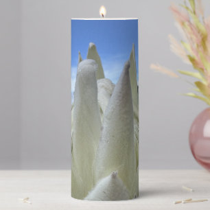 White King Protea Candle