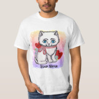 White Cat Shirt