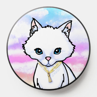 White Kitten  PopSocket