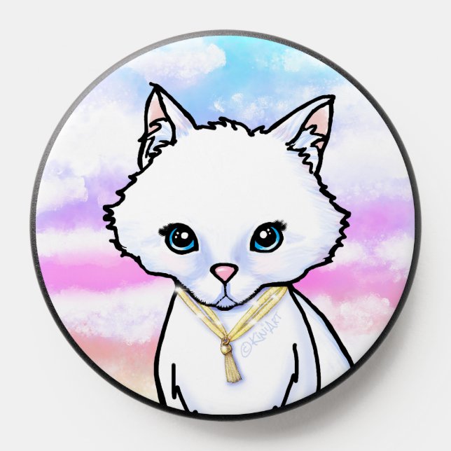 White Kitten  PopSocket (Popsocket)