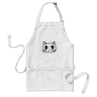White Kitty Apron