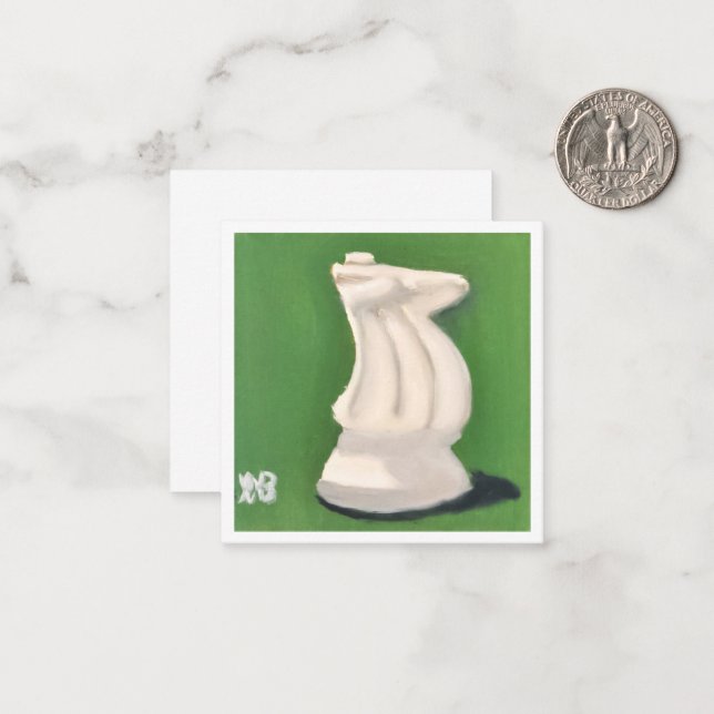 White Knight Note Card (Front/Back In Situ)
