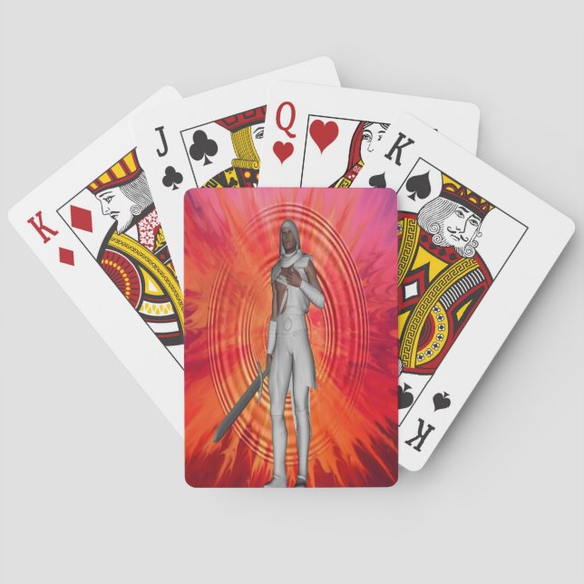 White Knight Poker Cards (Back)