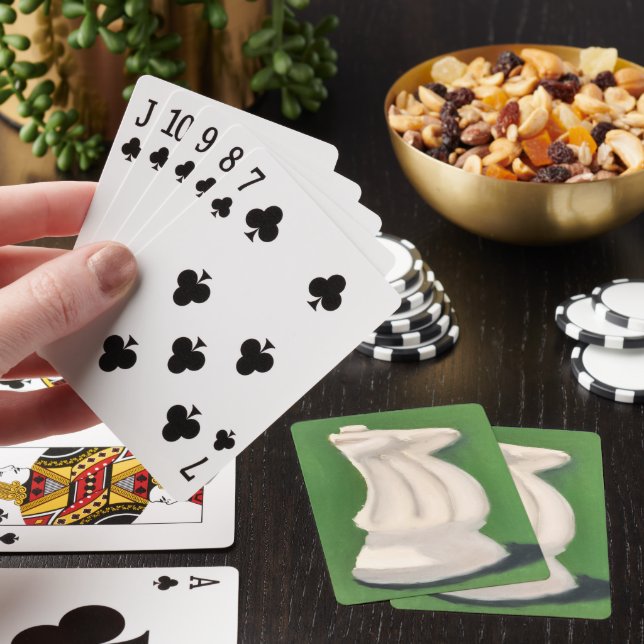 White Knight Poker Cards (In Situ)
