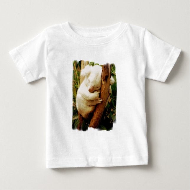 White Koala Bear Baby T-Shirt (Front)