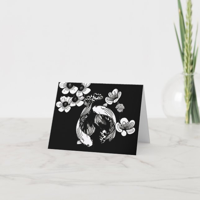 White Koi Card (Front)