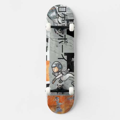 white label ãƒããƒƒãƒˆãƒœãƒãRocket Boy Skateboard