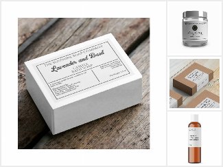 White Labels for Packaging Soaps and Cosmetics